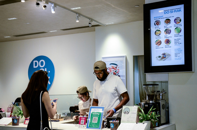 halal koran bibimbap shop front order downtown gallery