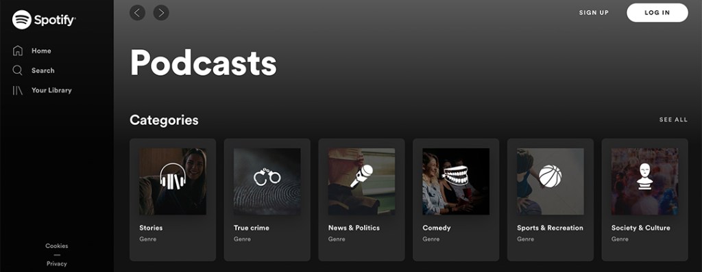 Listen To Spotify Podcasts When Bored