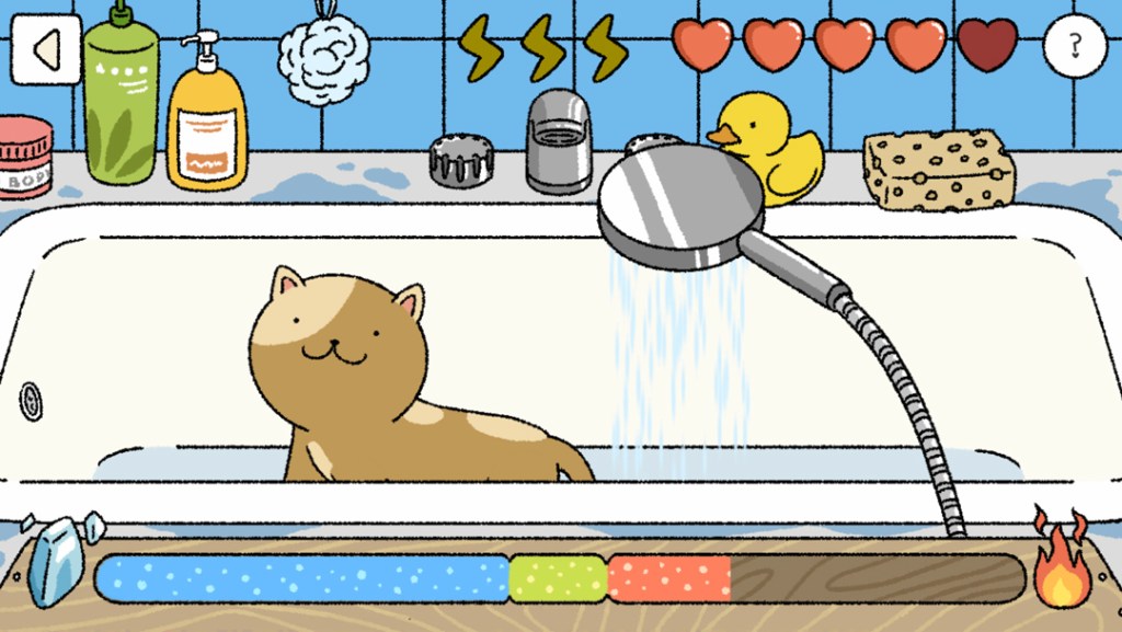 Cat bath shower free game