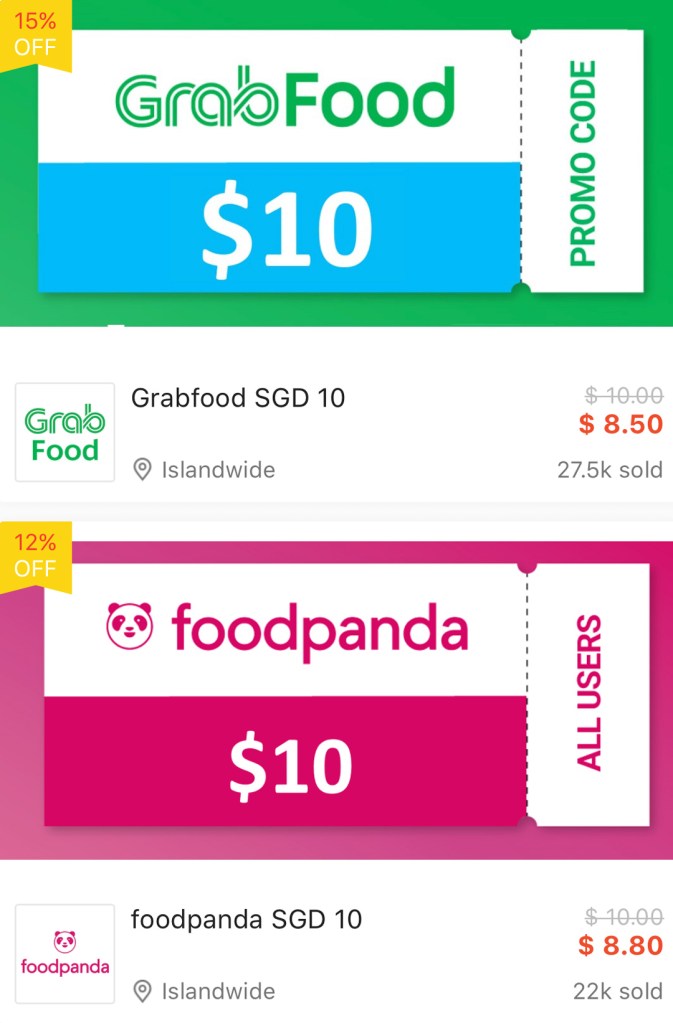 Food Delivery Coupons Vouchers