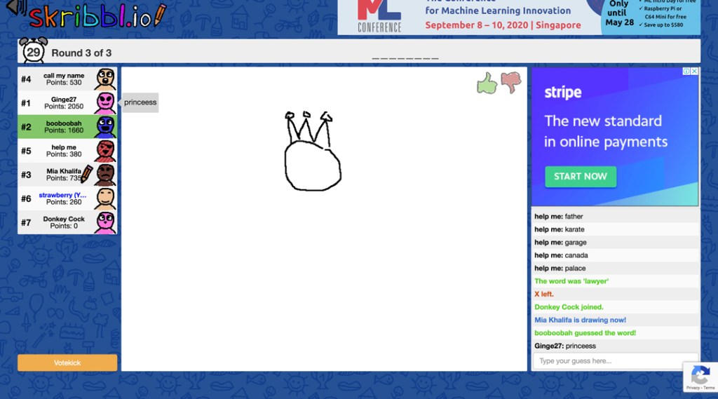 Drawing Sketching Guessing Game